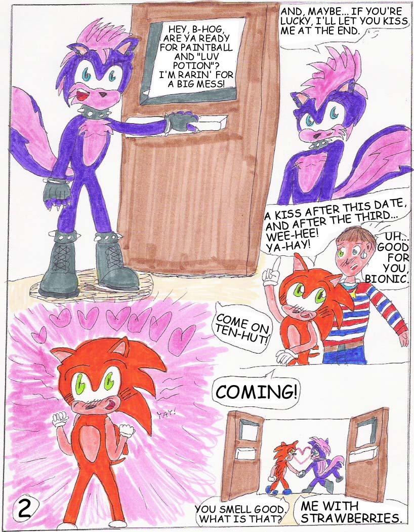 Sonic and Amy's First Date  Sonic Boom “My Gal” Comic Dub 